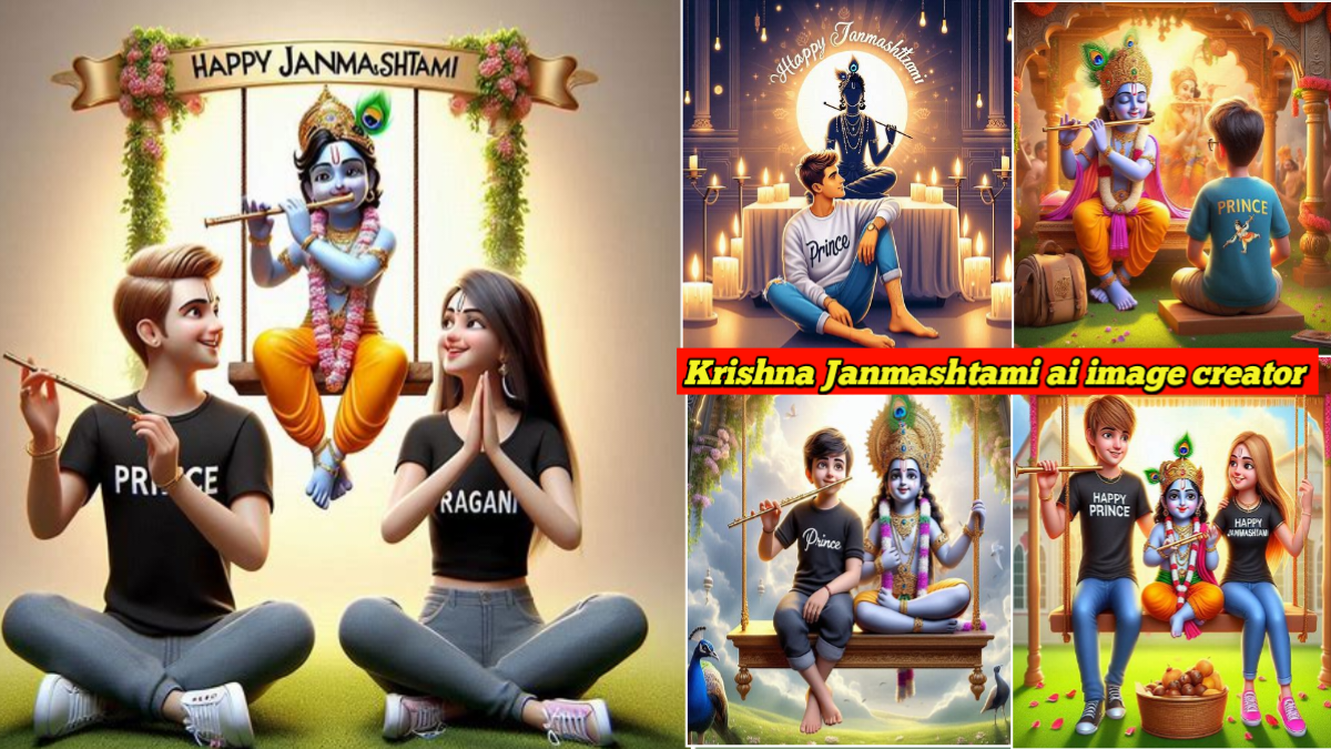 Krishna Janmashtami ai image creator